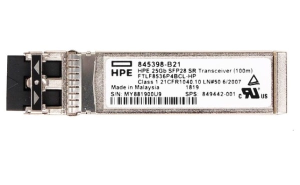 HP 25GB SFP28 SR 100M Transceiver 845398-B21 1